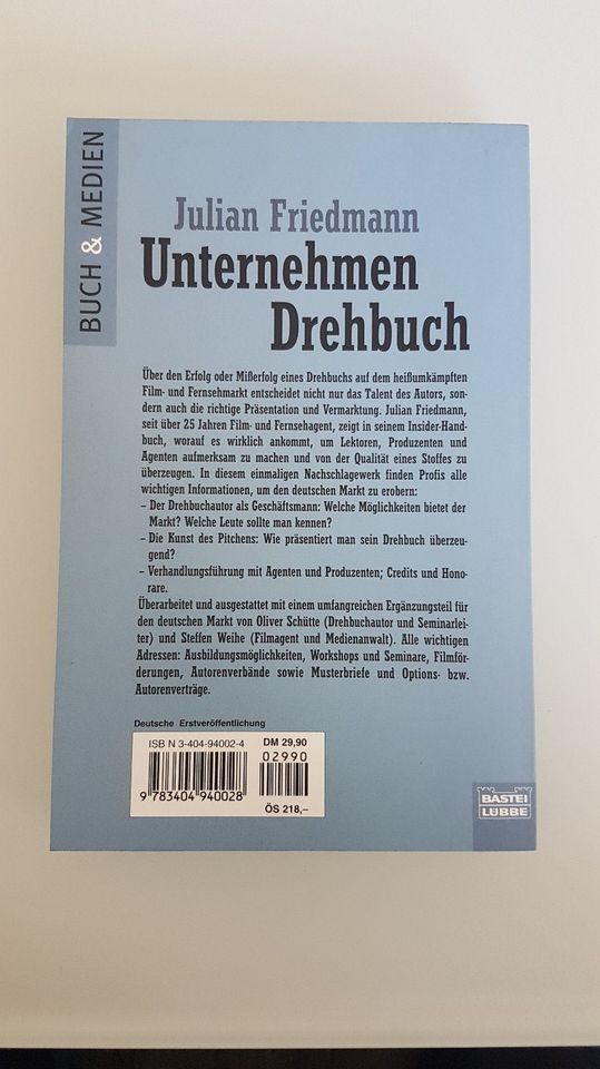 Sachbücher: Drehbuchschreiben, Filmgestaltung in Bergisch Gladbach