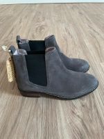 Fat Face Chelsea Boots Leder - Größe 39 - Grau - Neu Niedersachsen - Rhauderfehn Vorschau