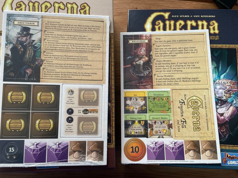 Caverna Bundle (inkl. Fiese Feinde und Forgotten Folks +Promos) in Hamburg