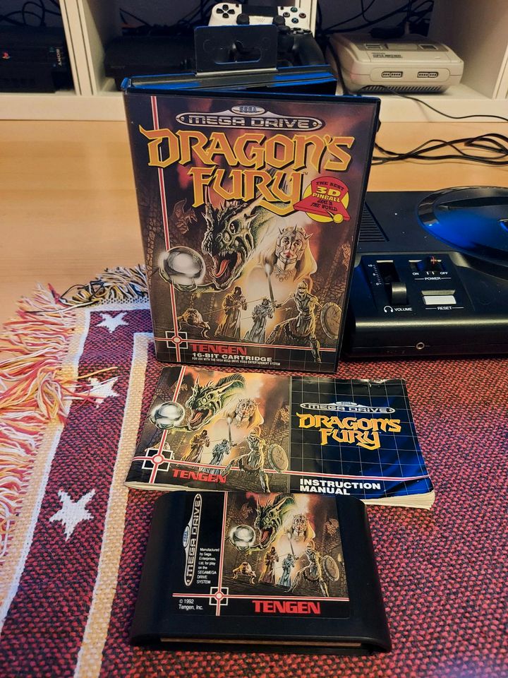 Dragons Fury Sega Mega Drive Spiel CIB Komplett 3D Pinball MD in Mutterstadt