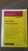 Wichtige Steuergesetze 2018 Textausgabe Gesetzbuch Umsatzsteuer Saarland - Tholey Vorschau