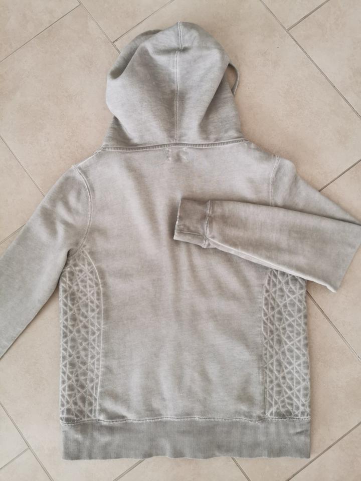 Sweatjacke mit Kapuze grau Opus Gr. 36/S/M Reißverschluß in Hirschaid