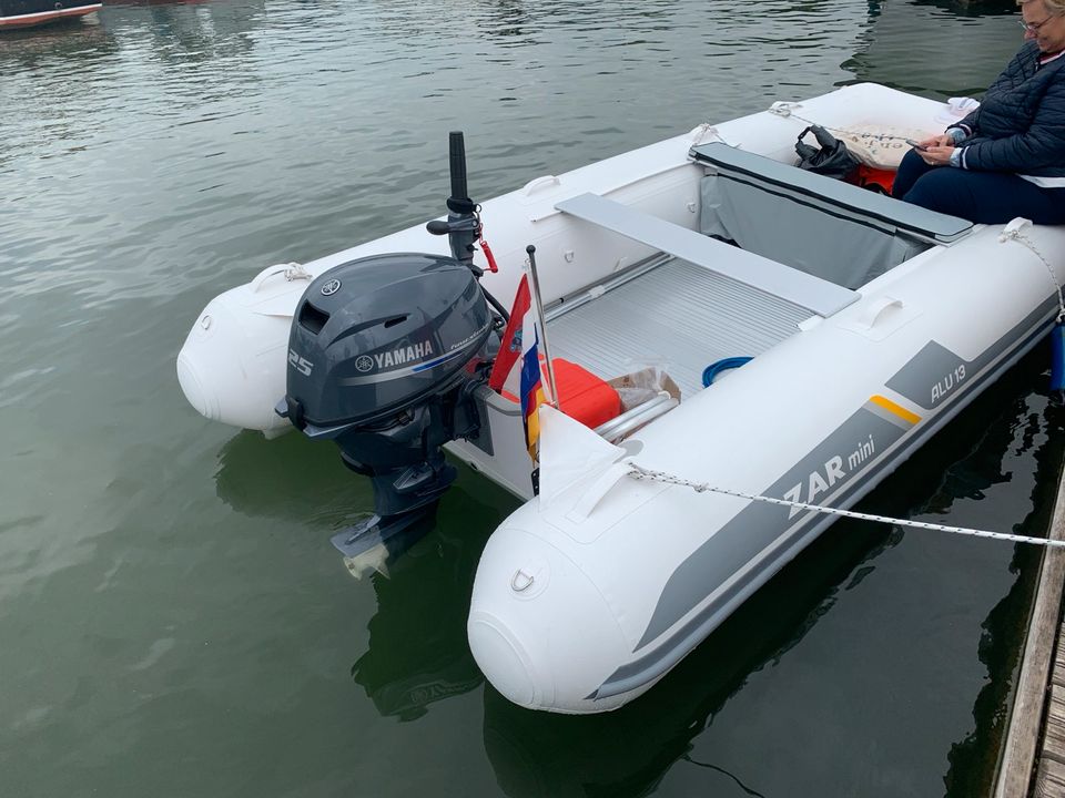 Schlauchboot Zar Mini Alu 13 mit Yamaha Motor in Iserlohn