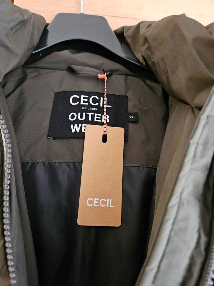 CECIL Sportive Steppjacke mit Kapuze /  Größe XXL / Farbe 'Olive' in Rockenhausen