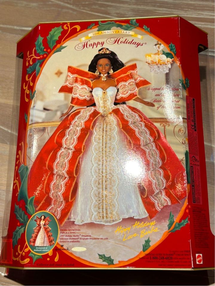 1997 Happy Holidays Barbie Puppe Special Edition AA OVP in Breitenfelde