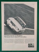 Alfa Romeo Giulia Sprint GTV Reklame 1966 Niedersachsen - Danndorf Vorschau