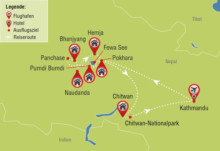 12-tägige Kleingruppenreise durch Nepal mit HP ab 2099€ in Berlin