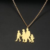 Edelstahl Halskette Familie Mama Papa Kinder Schmuck Geschenk Niedersachsen - Hessisch Oldendorf Vorschau