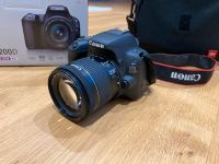 Canon EOS 200D EF-S 18-55 STM Spiegelreflexkamera Tasche Stativ Bayern - Buxheim Vorschau