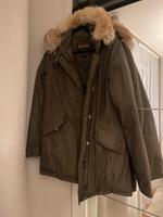 Woolrich Parka L khaki Echtfell-Besatz München - Schwabing-West Vorschau