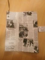 Buchumschlag selbstgenäht Katzen Zeitung Berlin - Spandau Vorschau