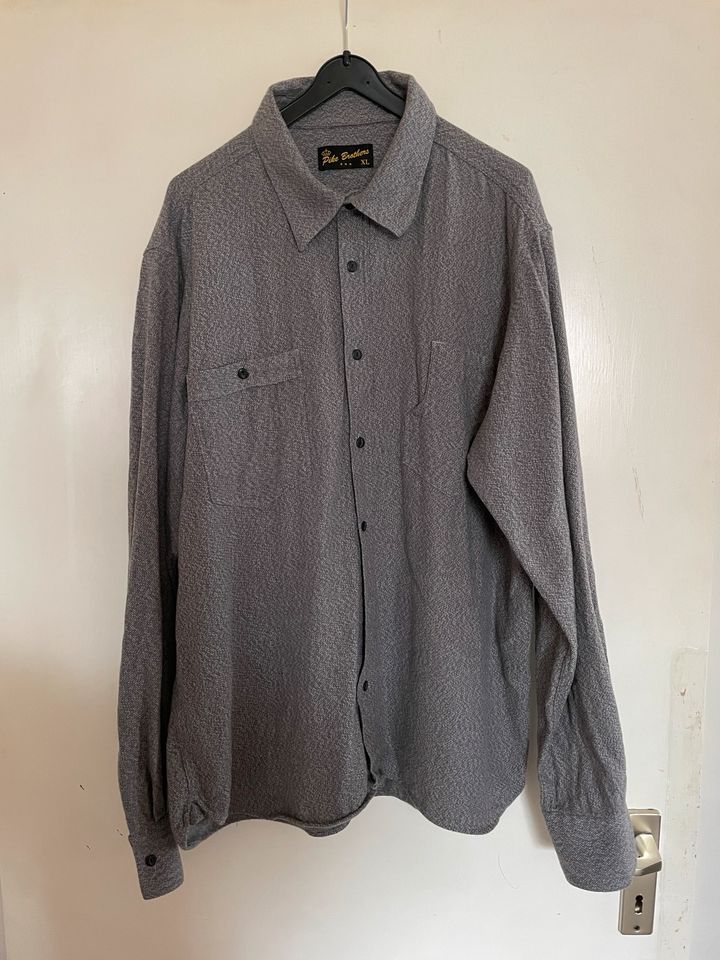 Pike Brothers Flanell Hemd XL in grau in Remscheid