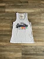 WIE NEU ❤️ REAL SUPERDRY S 36 Top weiß Damen Shirt VINTAGE Hessen - Limburg Vorschau