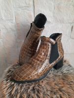 Stiefeletten Gr.37, Rieker, flaschengrün Sachsen-Anhalt - Halberstadt Vorschau