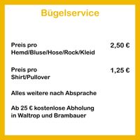 Bügelservice -  Bügeldienst - Bügeln von Hemden, Blusen, Hosen Nordrhein-Westfalen - Waltrop Vorschau