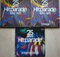 9 LP’s 25 Jahre Hitparade 1950-1975 (1+2) u. International Niedersachsen - Braunschweig Vorschau