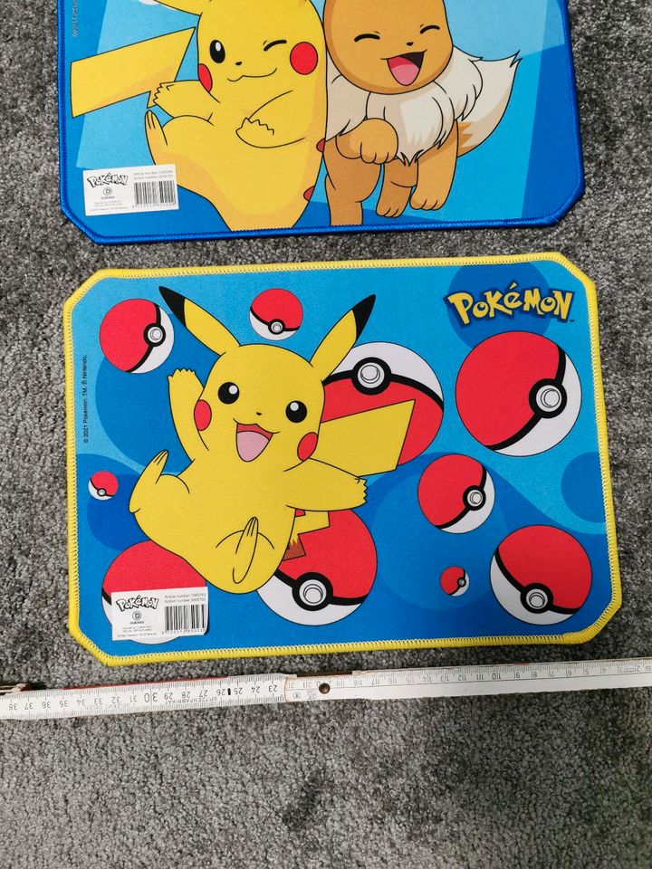 Mouse Pads Pokemon Nintendo Mario Pikachu NEU in Bad Eilsen