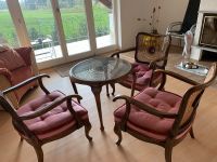 Chippendale Sitzmöbel mit 3 Sesseln und Tisch Berlin - Spandau Vorschau