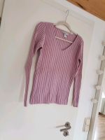 Pullover Strick Pulli Strickpullover rosa flieder gerippt 36 38 Hessen - Ebsdorfergrund Vorschau