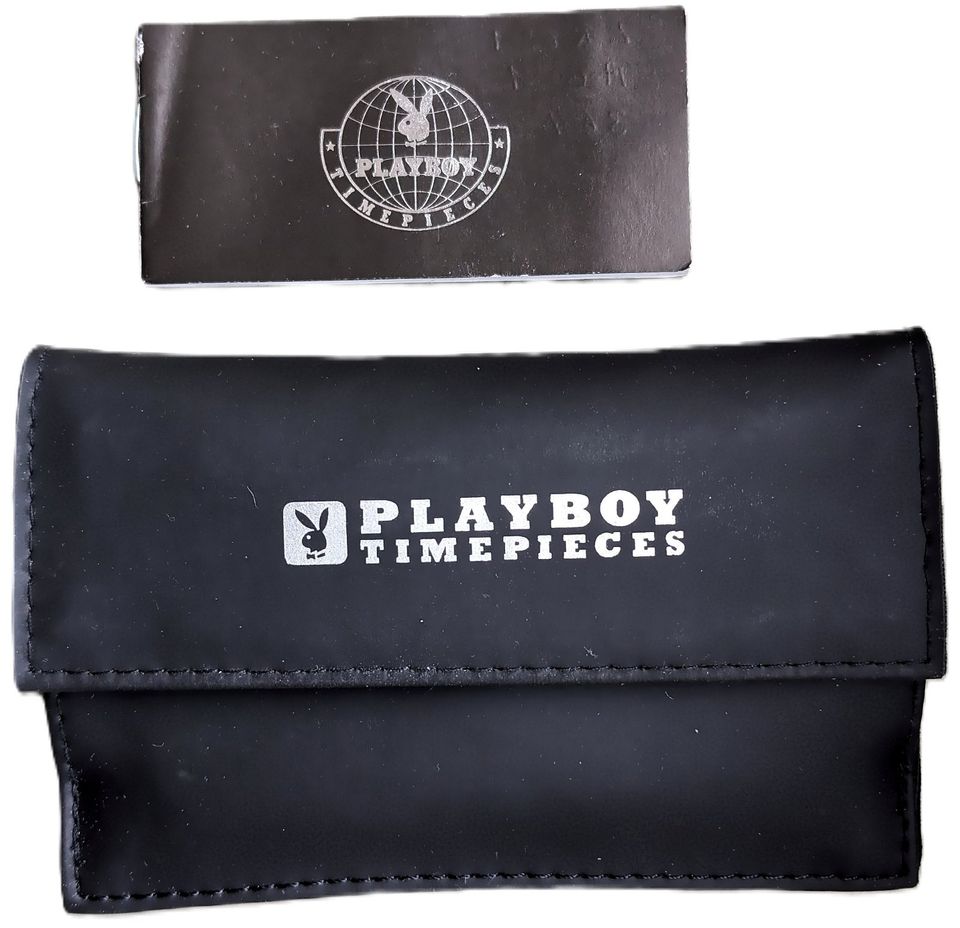 Playboy Armbanduhr mit 22 cm Armband mit Tasche & Anleitung in Naumburg 