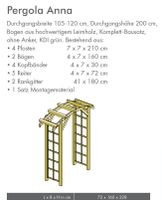 Holz Bogen-Pergola Anna  Komplett-Bausatz Niedersachsen - Springe Vorschau
