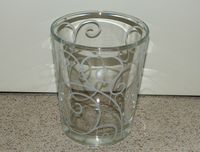 Design Vase mit weißen Ornamenten * NEU * Gravur Nordrhein-Westfalen - Coesfeld Vorschau