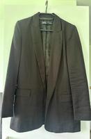 ZARA offener fließender Longblazer Schwarz XS Hessen - Butzbach Vorschau