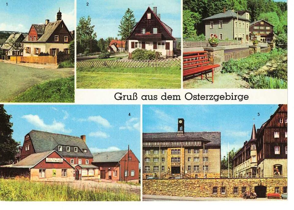 viele Postkarten aus dem Erzgebirge Sachsen Deutschland / DDR in Siegen