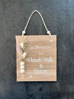 Schild personalisiert Geschenk Familie Home Plotter Blumen boho Niedersachsen - Braunschweig Vorschau