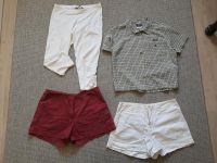 4 Teile - Damen Bluse 2 Shorts Leggin kurze Hosen Oberteil Set Baden-Württemberg - Kirchheim am Ries Vorschau