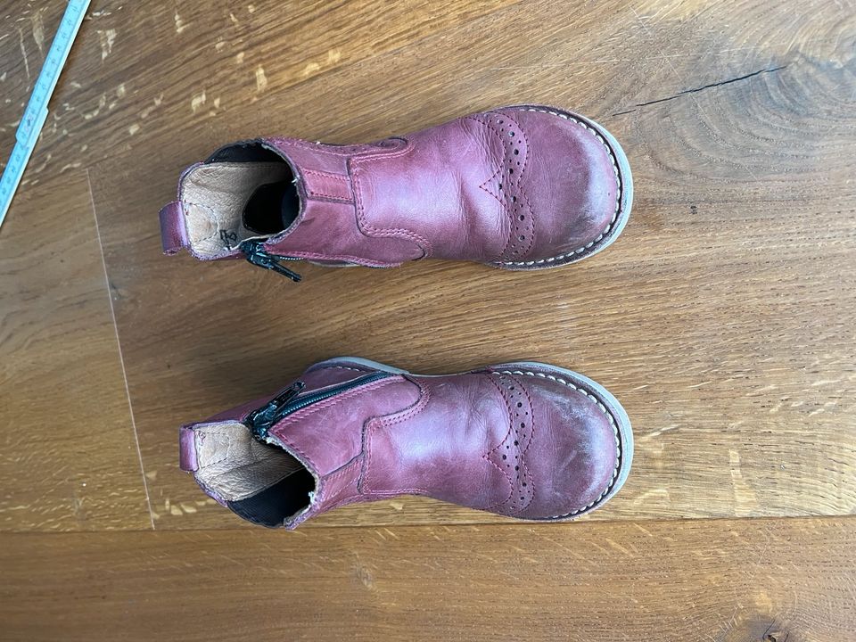 Ricosta Stiefel Dalls Leder 26 Kinder Boots lila violett in Düsseldorf