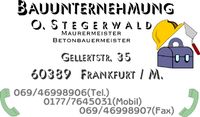 MAURERMEISTER # BETONBAUMEISTER # BAUUNTERNEHMUNG # FRANKFURT/M. Frankfurt am Main - Nordend Vorschau