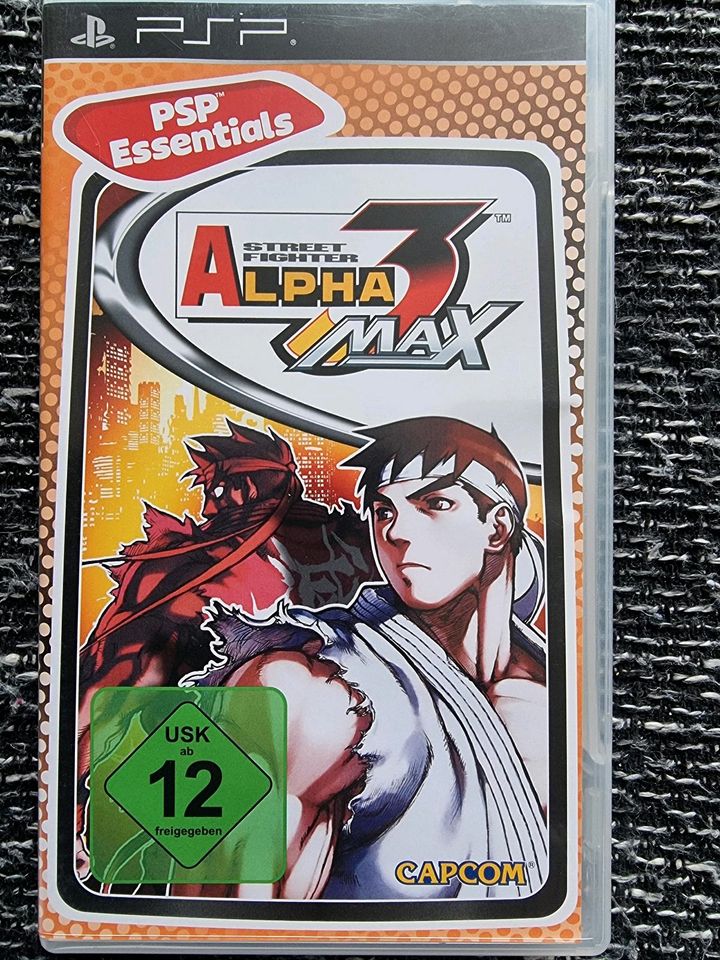 PSP Spiel Street Fighter Alpha Max in Mühlberg/Elbe