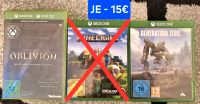 Xbox One Spiele- Oblivion / Minecraft & Generation Zero Frankfurt am Main - Frankfurter Berg Vorschau