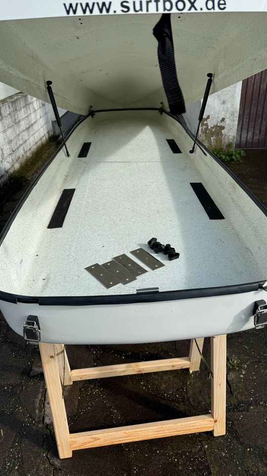 Dachbox Surfbox Malibu XL 285 × 72 × 38 cm mit Surfbretthalter in Moers