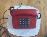 Retro Telefon BP TEL 0164, 80er Jahre, Vintage Weinrot, Top Zusta Berlin - Mitte Vorschau