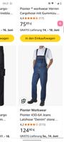 Pionier Workwear Jeans Latzhose Herren 36/36 Kurzgröße 102 Neu Nordrhein-Westfalen - Hamm Vorschau