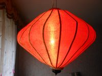 Lampe Rot Seide Asia chinesischer Lampion 50cm Brokatstoff Bayern - Rosenheim Vorschau