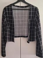 Kurze schwarz/weiße Jacke Hessen - Guxhagen Vorschau