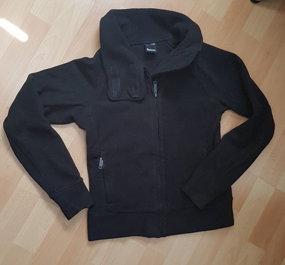 ♥BENCH♥ Fleecejacke schwarz Gr. S in Hamburg