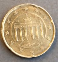 20 Euro Cent - Buchstabe: F - Jahr: 2002 - Seltene Münze Hessen - Biblis Vorschau