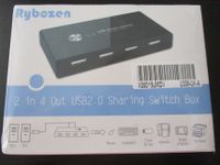 Rybozen Switch - 2 in 4 Out - USB2.0 - Sharing - Switch Selektor Bayern - Wiesau Vorschau