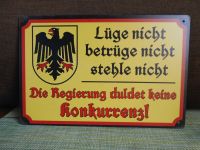 Metallschild- Blechschild, Werbeschild- Sachsen - Tröbigau Vorschau