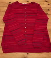 MANSTED Pullover Strickjacke reine Schurwolle rot L Altona - Hamburg Bahrenfeld Vorschau