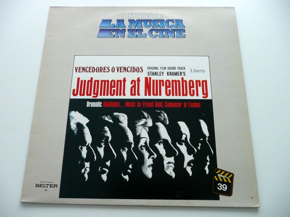 JUDGMENT AT NUREMBERG LP VINYL SOUNDTRACK Das Urteil Von Nürnberg in Nürnberg (Mittelfr)