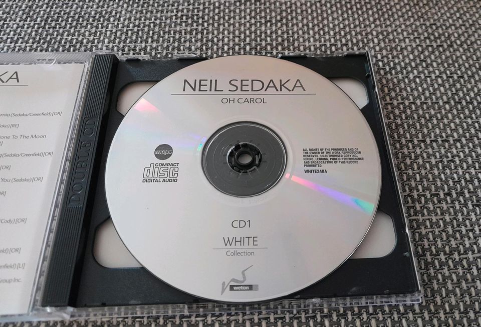 Doppel CD Neil Sedaka Oh Carol Top Zustand! in Landau a d Isar