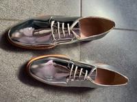 Zign Schnürschuhe in silber chrome Gr. 39 Bayern - Windberg Vorschau