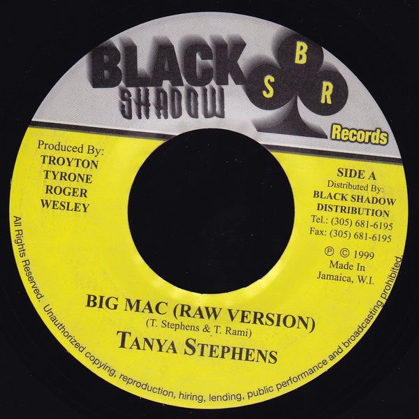 Tanya Stephens – Big Mac Dancehall Reggae 1999 Vinyl Single in Mannheim