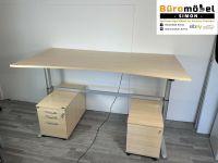 ❗️80x TOP Ceka Elektrisch Höhenverstellbarer Schreibtisch Ahorn/ Stehtisch/ Cheftisch/ Sideboard / Rollcontainer / Aktenschrank / Unterschrank/ Hochwertig / Bürotisch/ Büroschrank/ Designmöbel Hessen - Linden Vorschau