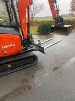 Palettenzinken Schild Kubota U27-4 KX27-4 KX71-3 Minibagger Nordrhein-Westfalen - Brakel Vorschau